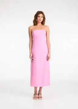 Roame Perez Midi Dress Pink Size 12