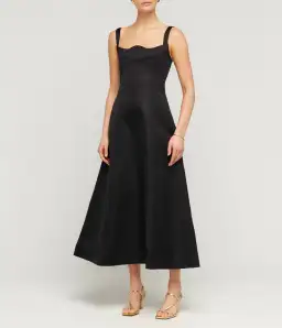Leo Lin Odette Midi Dress Ebony Size 8 for rent on The Volte - image 2