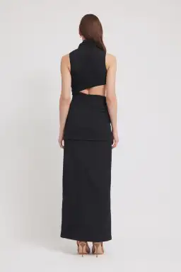 Tojha Giana Maxi Dress in Black Size 10 for rent on The Volte - image 3