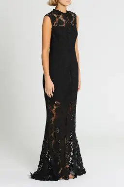 Grace and Hart Espresso Gown in Black Size 14 for rent on The Volte - image 4