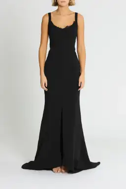 Grace and Hart Calliope Gown in Black Size 12 for rent on The Volte - image 1