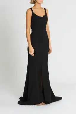 Grace and Hart Calliope Gown in Black Size 12 for rent on The Volte - image 2