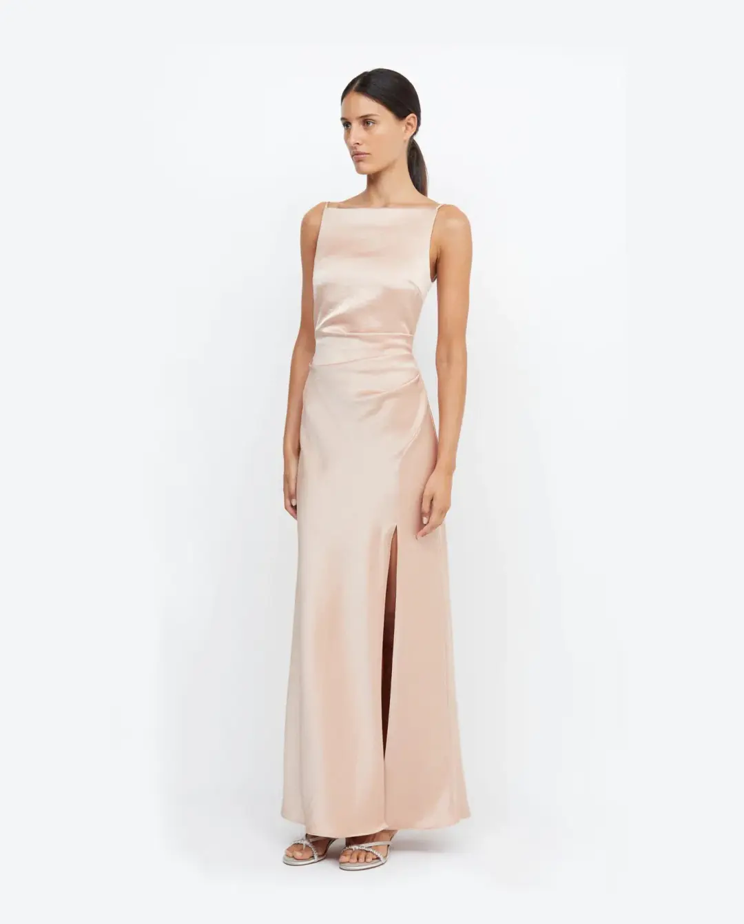 Bec and Bridge The Dreamer Maxi Dress in Rose Gold Size 14 for rent on The Volte - main image