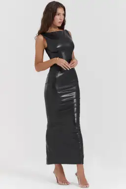 House of CB Sahara Maxi Dress Black Size S/Au 8 for rent on The Volte - image 2