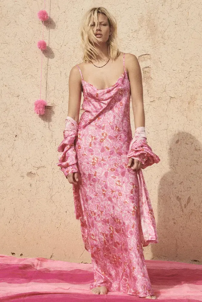 Spell Designs Islamorada Bias Strappy Maxi Dress Size 12 - Image 3