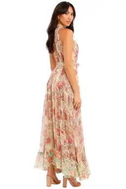 Hemant & Nandita Nova Midi Dress With Belt Floral Size 14 for rent on The Volte - image 2